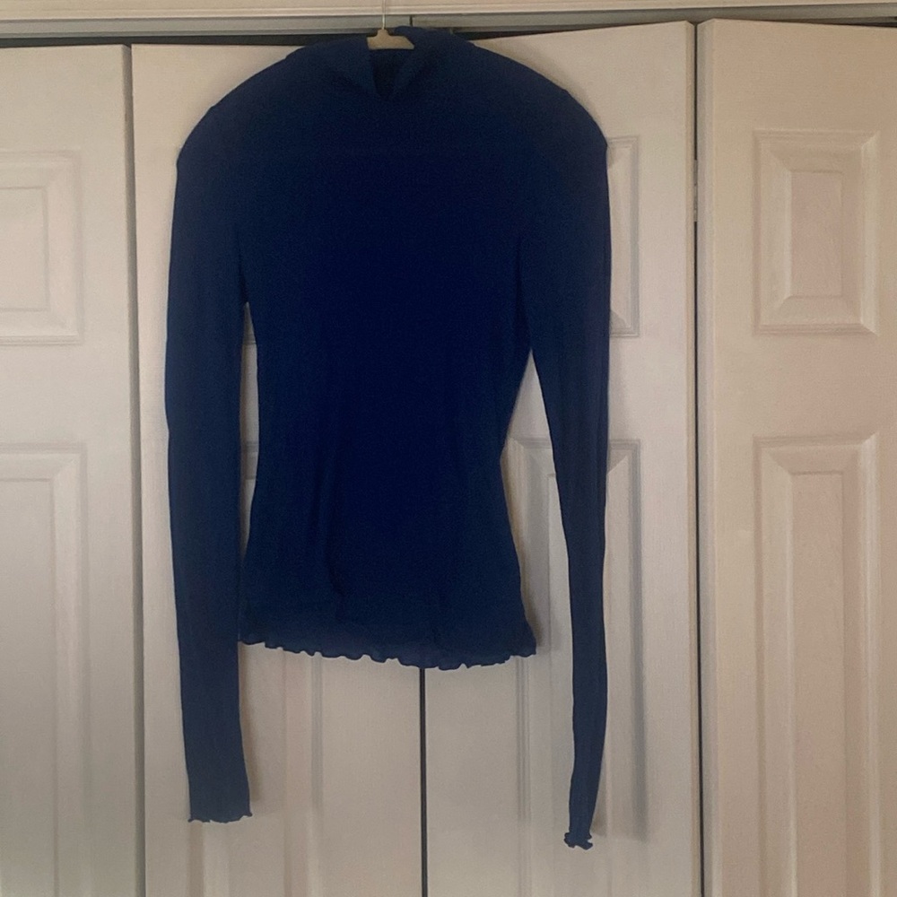 Anthropology blue top